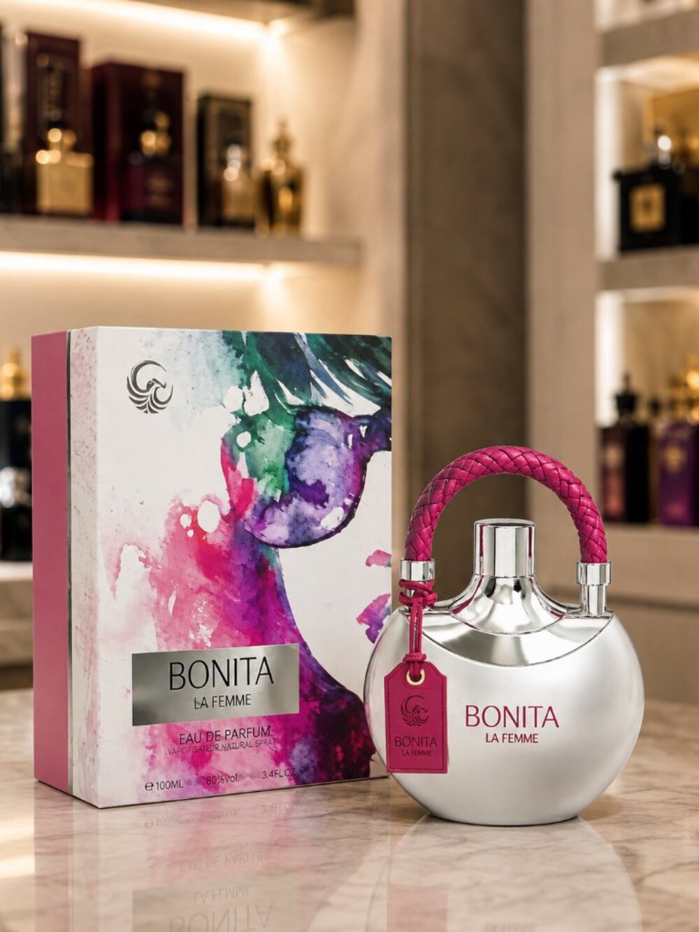Le falcone Bonita Hot Pink EDP For woman 3.4 Oz